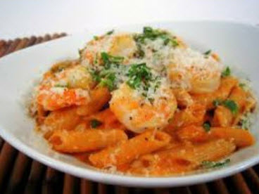 shrimp penne