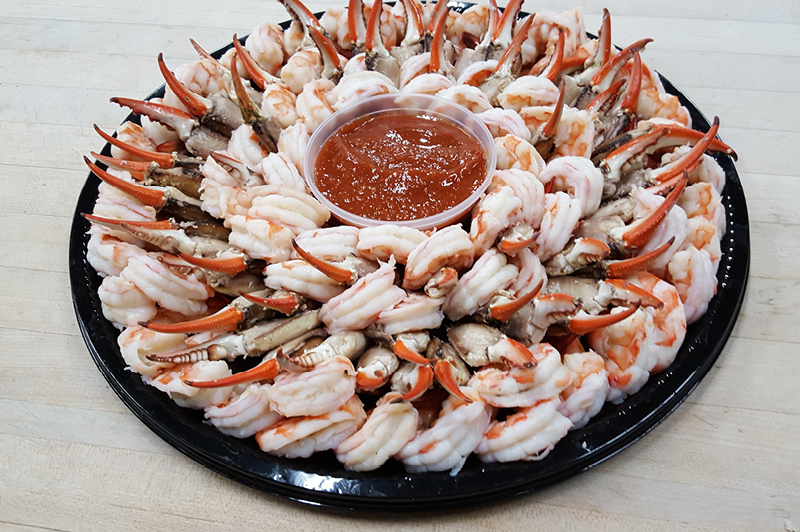 Shrimp and Crab Claw Platter