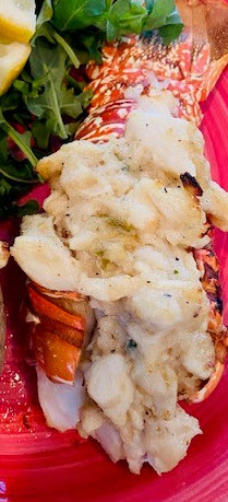 Stuffed Lobster tail captn chuckys